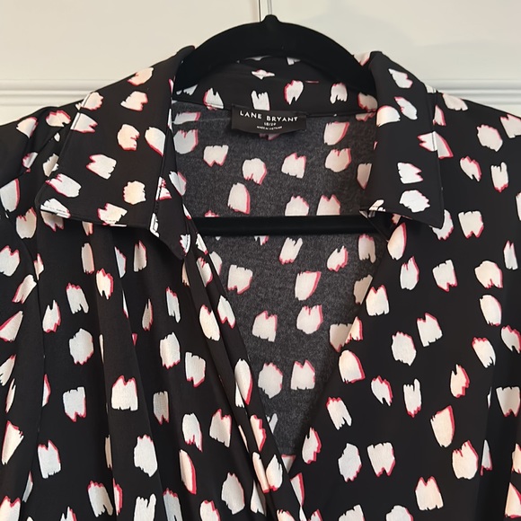 Lane Bryant Wrap Crop Top - Picture 2 of 7